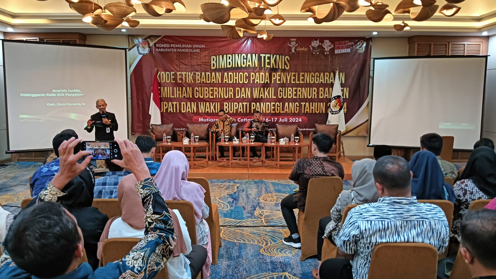Bimtek Kode Etik Bagi Badan Adhoc Pilkada 2024