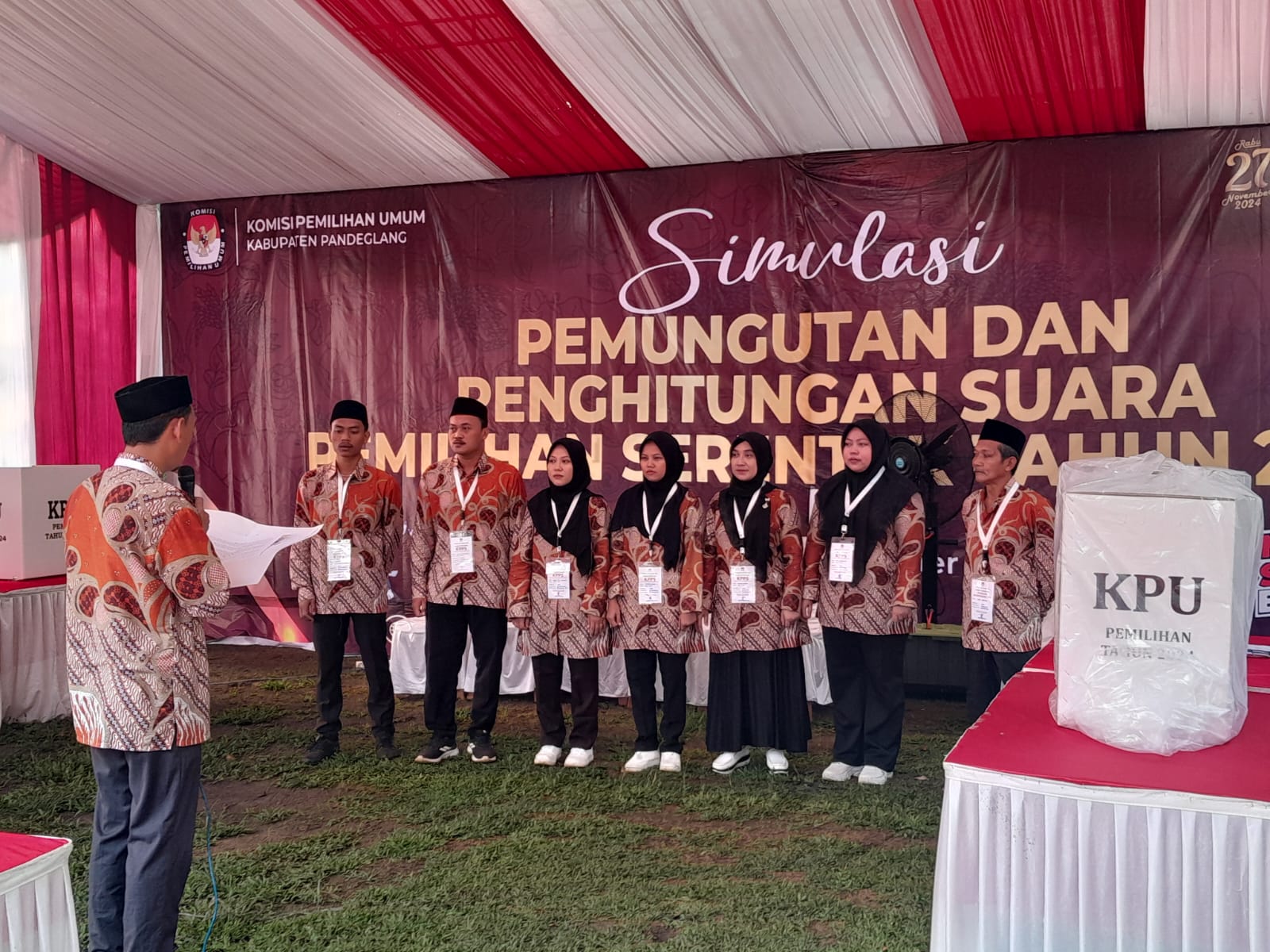 Simulasi Pemungutan & Penghitungan Suara Pada Pemilihan 2024