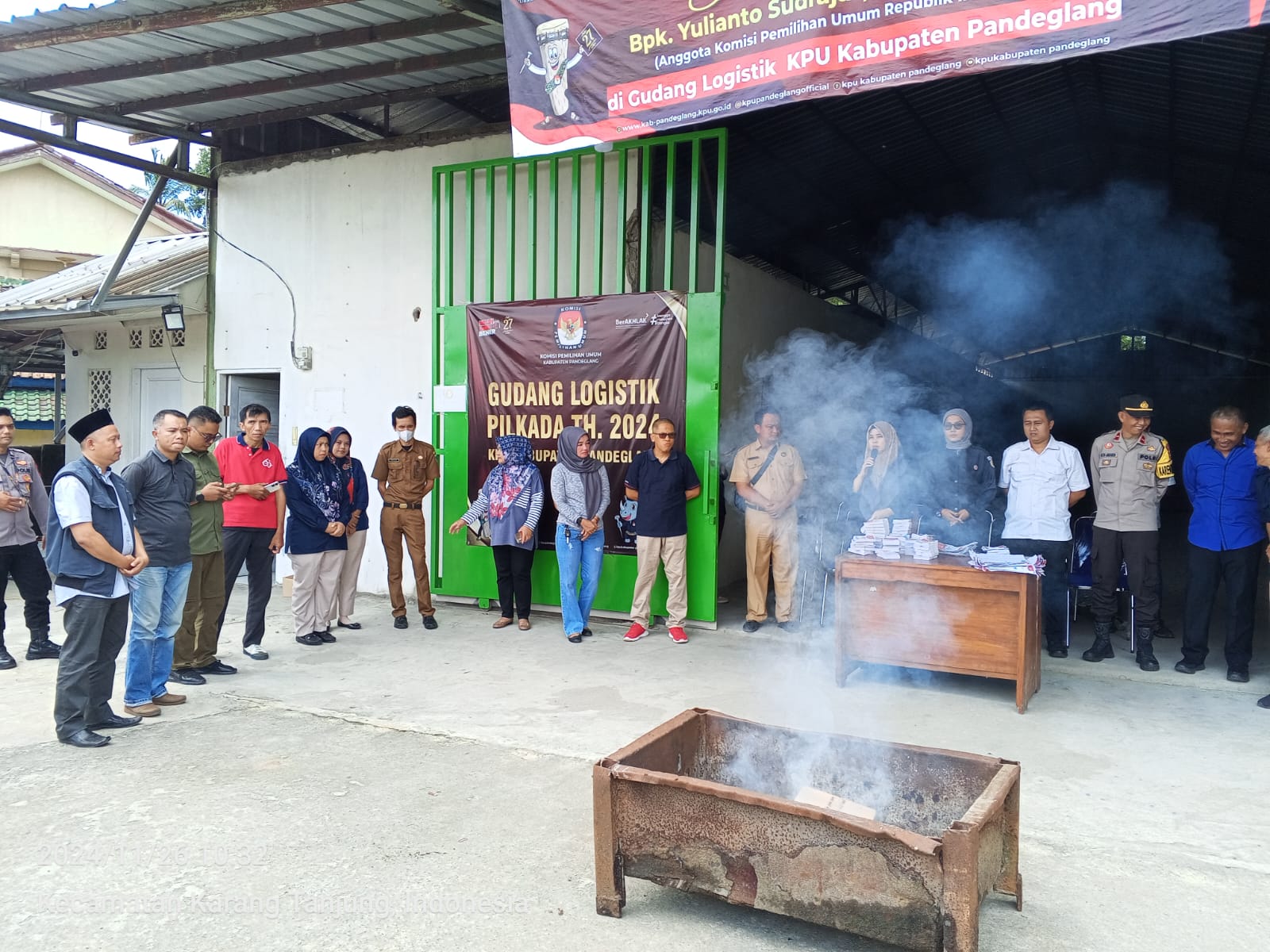Pemusnahan Kelebihan Surat Suara pada  Pilkada 2024