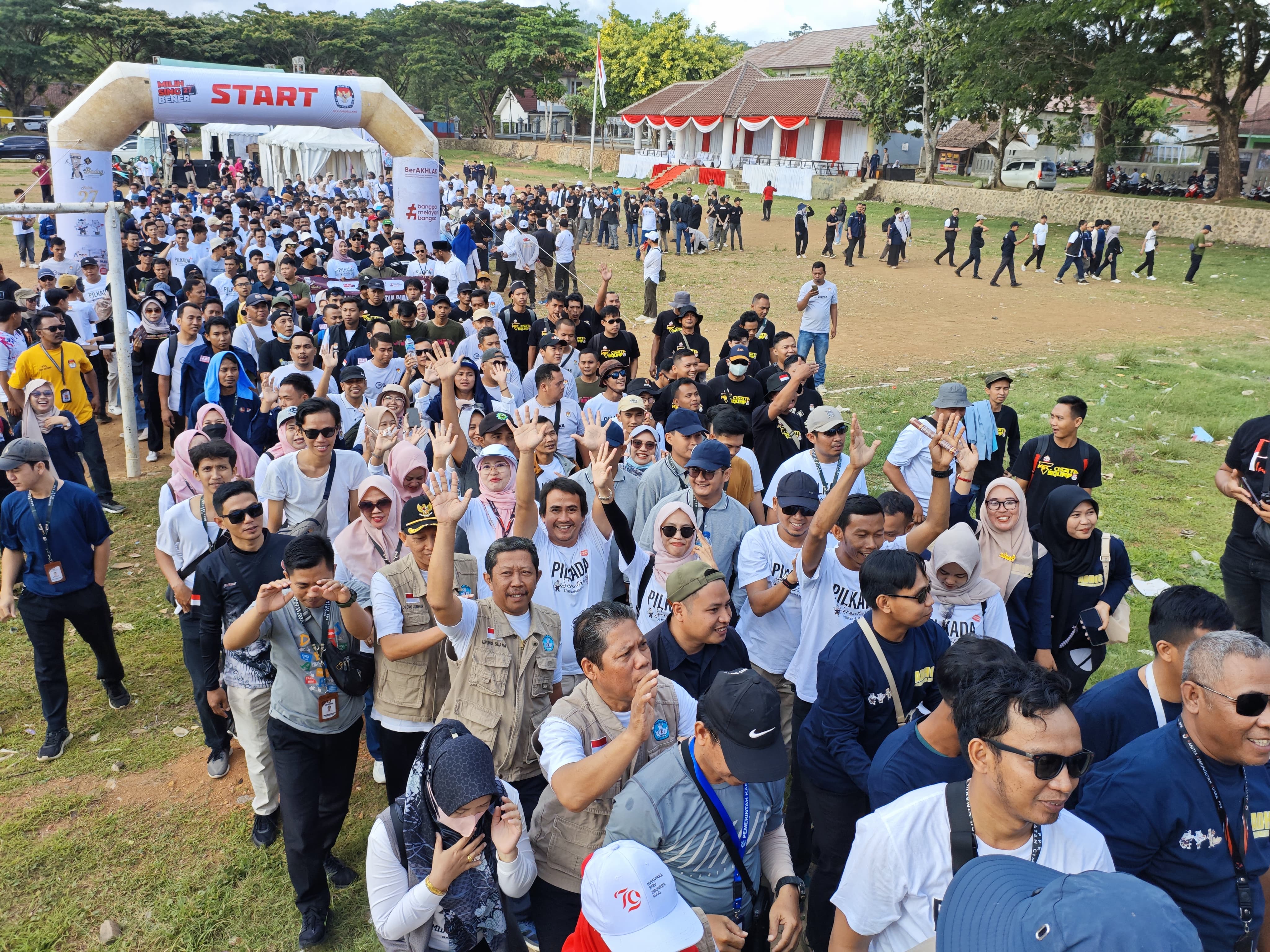 Sosialisasi & Pendidikan Pemilih KPU Jalan Sehat