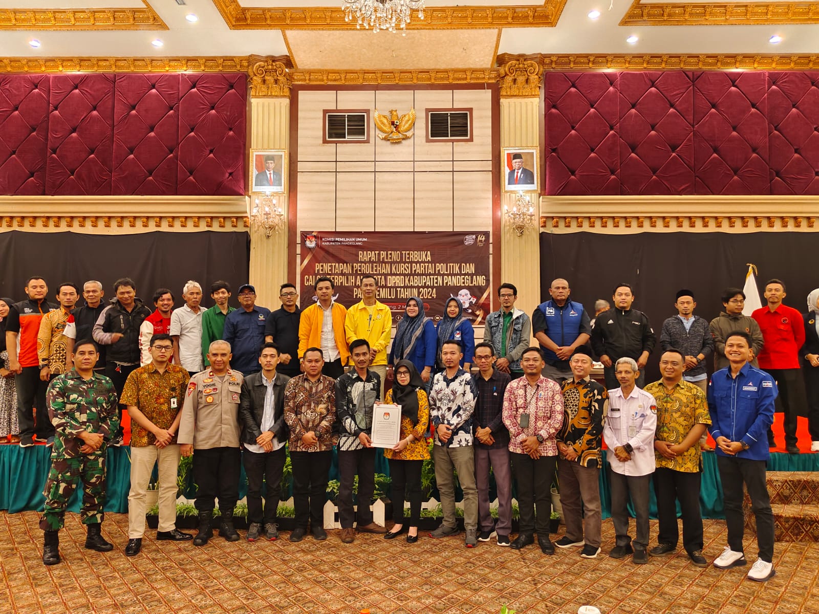 Rapat Pleno Terbuka Penetapan Perolehan Kursi Parpol Pemilu 2024